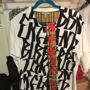Burberry shirt / Bandeau